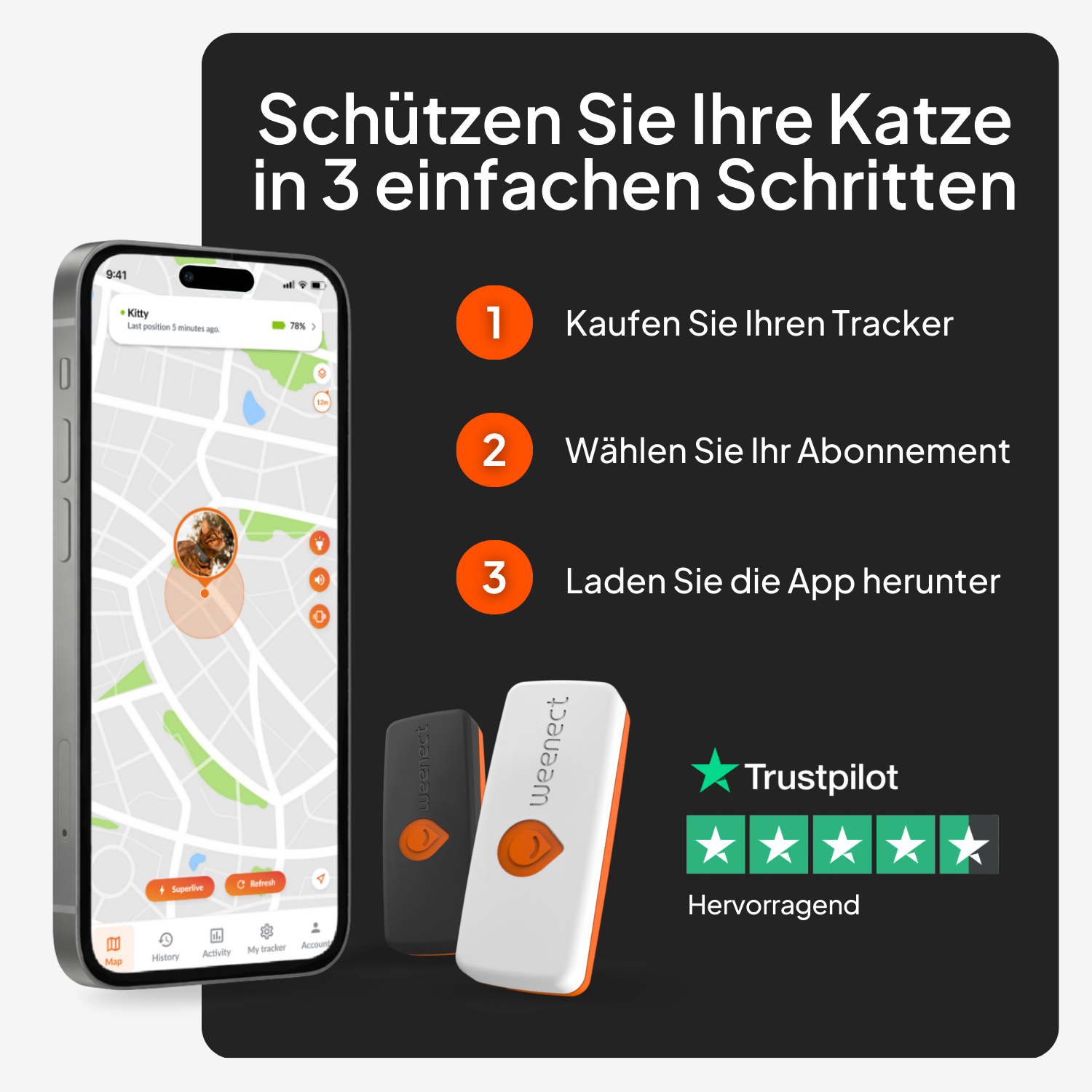 Weenect GPS Tracker XS Cat