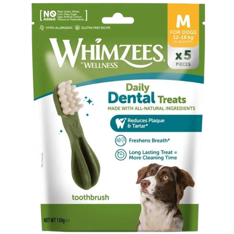 Whimzees Hundesnack Trial Pack Zahnbürste