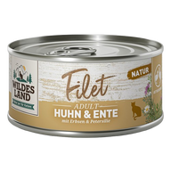 Wildes Land Filet Huhn & Ente mit Erbsen 80 g
