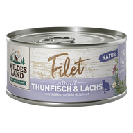 Wildes Land Filet Thunfisch & Lachs 80 g