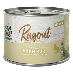 Wildes Land Ragout Huhn Pur mit Ringelblume 180 g