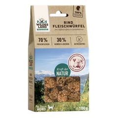 Wildes Land Rind Fleischwürfel 100 g