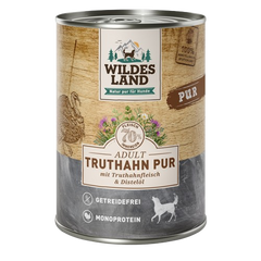 Wildes Land Truthahn PUR mit Distelöl 400 g
