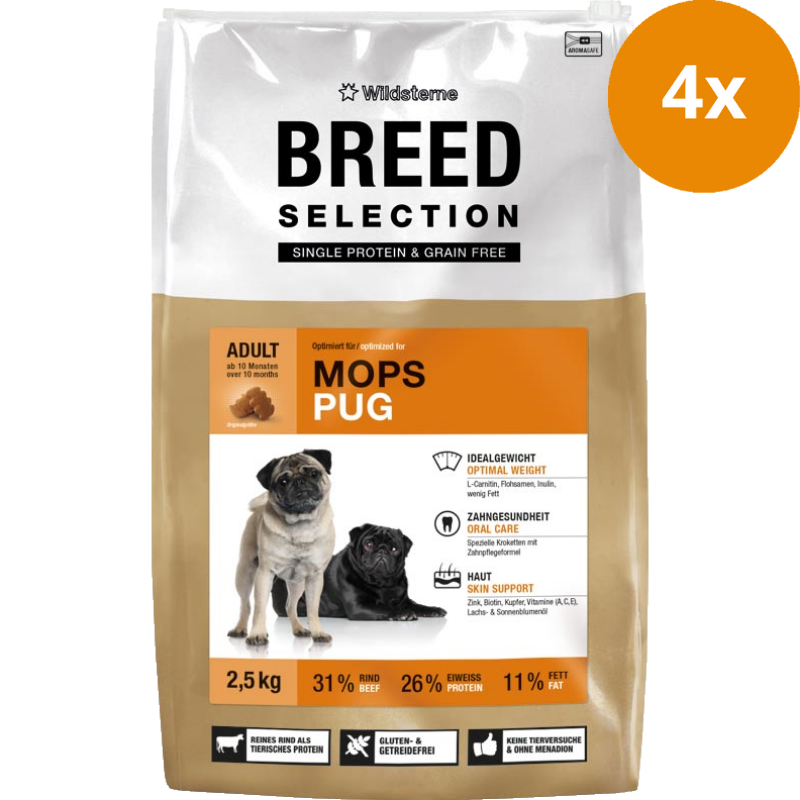 Wildsterne Breed Selection Adult Mops
