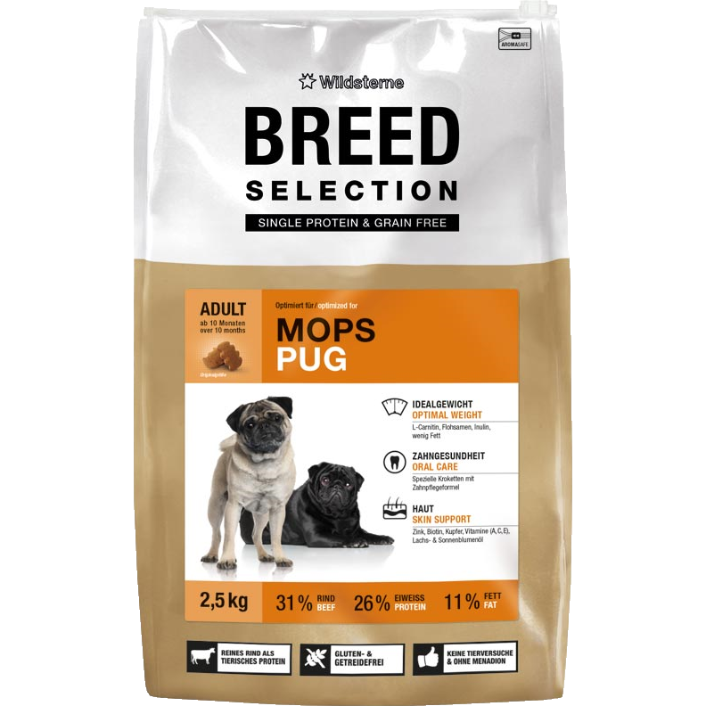 Wildsterne Breed Selection Adult Mops günstig kaufen