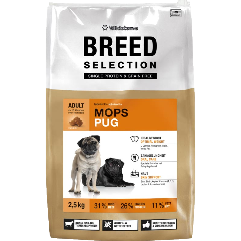 Wildsterne Breed Selection Adult Mops