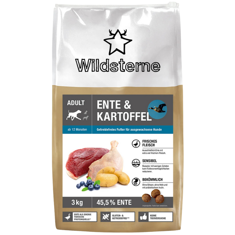 Wildsterne Ente & Kartoffel Adult