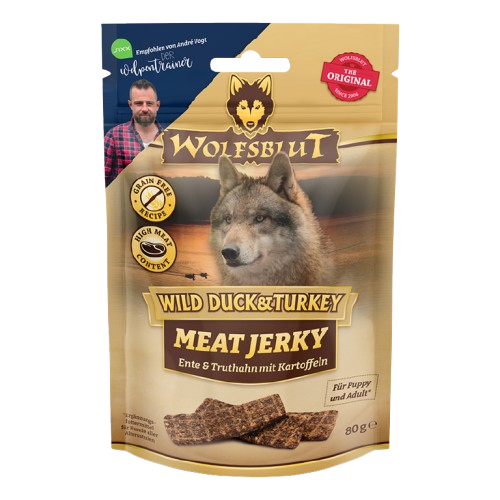 Wolfsblut Meat Jerky Wild Duck&Turkey 80 g