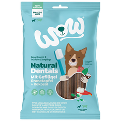 Wow Dog Snack Natural Dentals Geflügel Midi 180 g