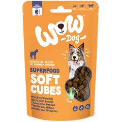 Wow Dog Superfood Soft Cubes Pferd 150 g