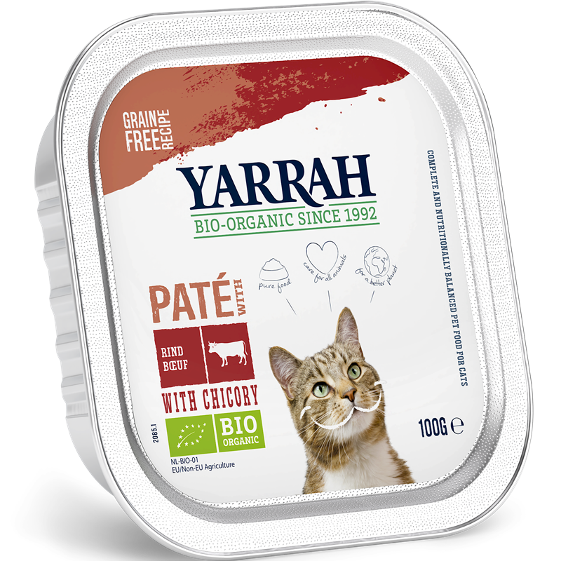 Yarrah Bio Paté grainfree Rind 100 g