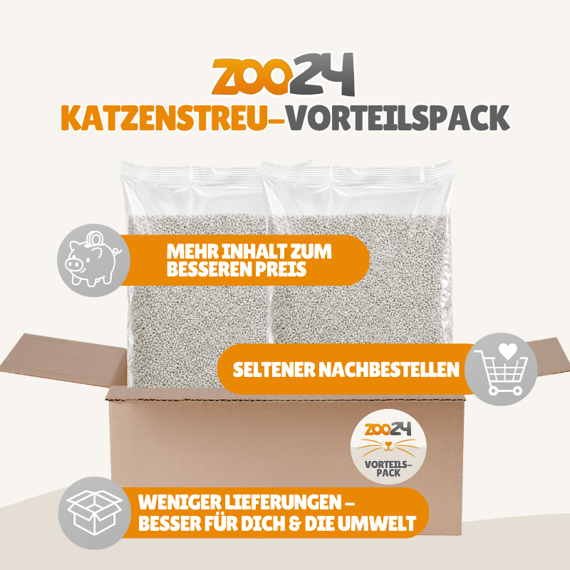AMORA Katzenstreu Grey Compact Babypuder